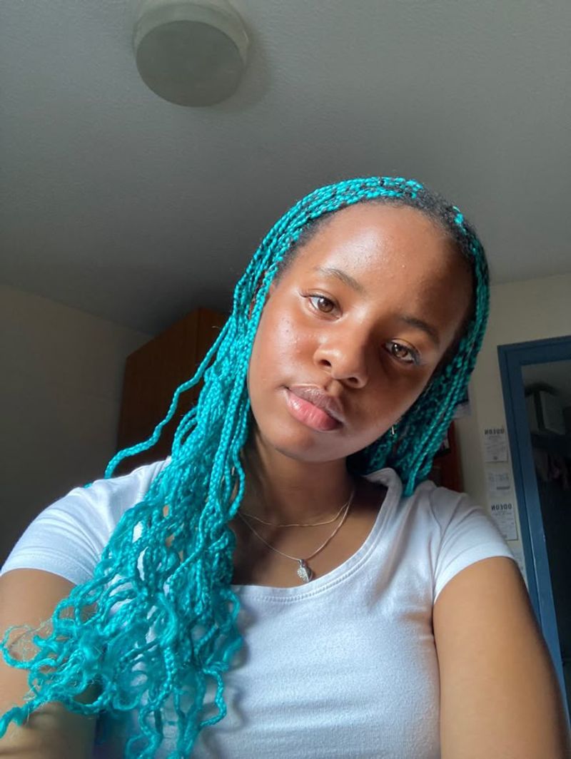 Turquoise Braids