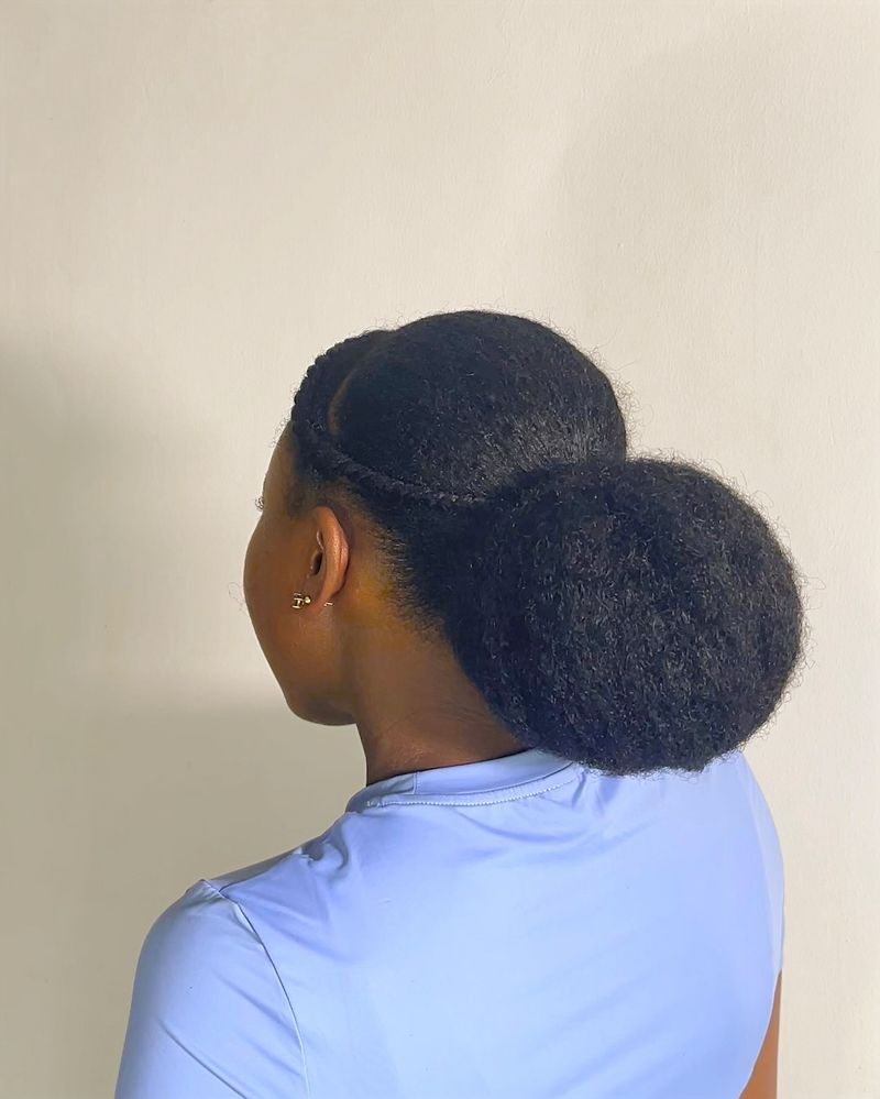 Chignon attorcigliato
