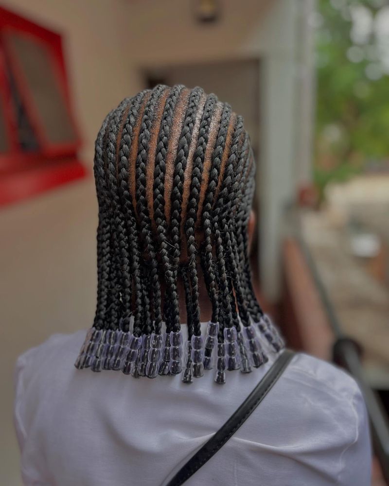 Trenzas con cuentas
