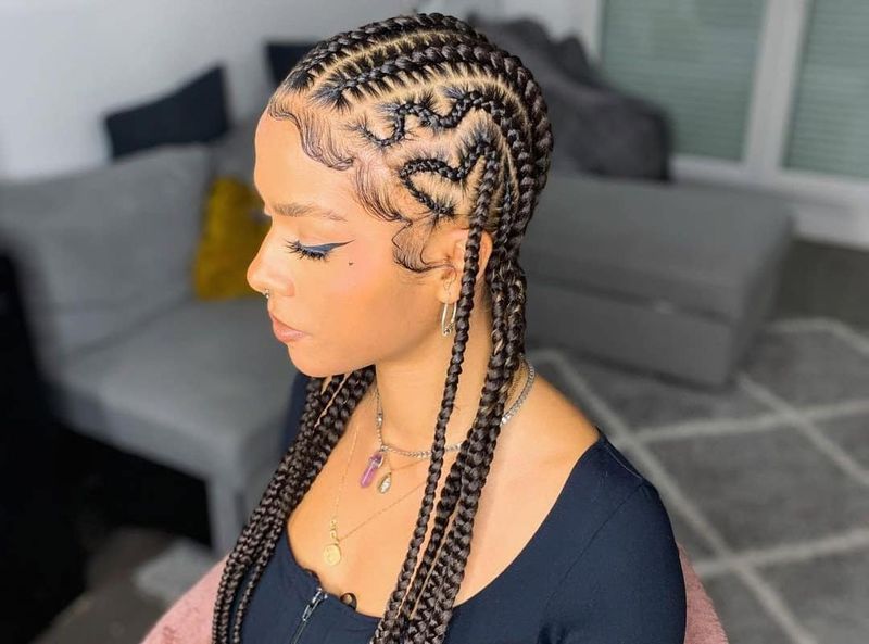 Glass Bead Zig-Zag Parts