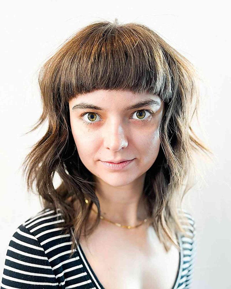 Super-Short Baby Bangs