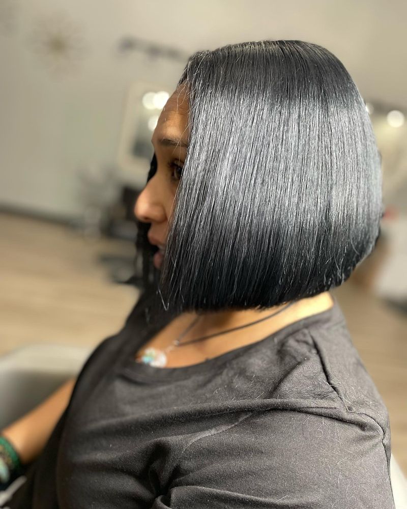Sleek Geometric Bob