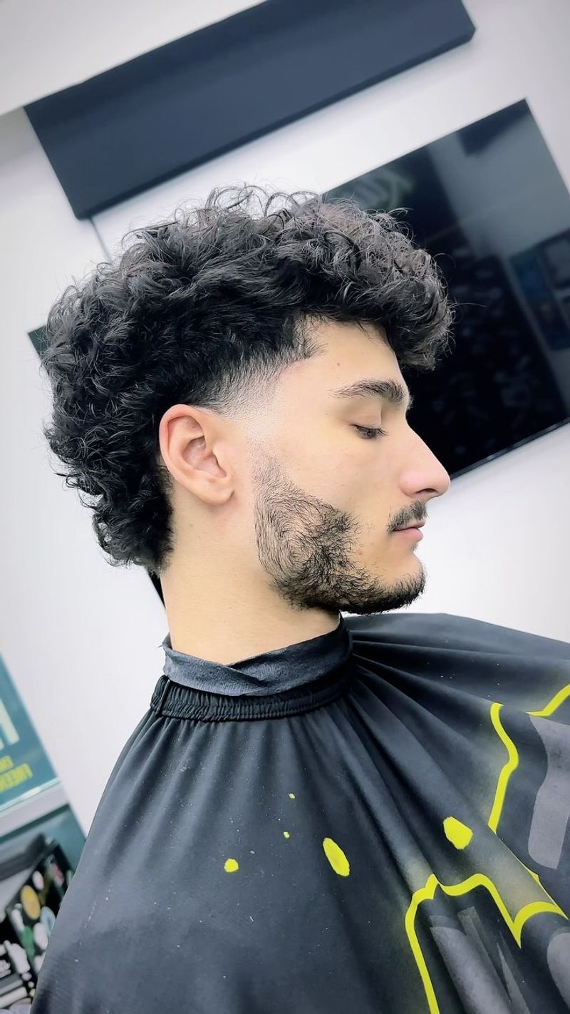 Mohawk rizado