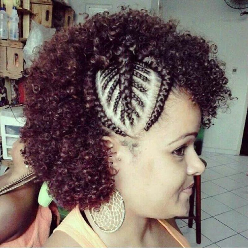 Braided Side Mohawk
