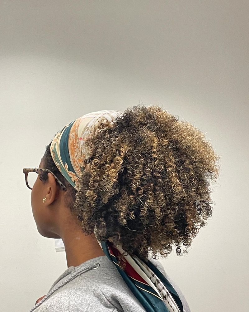 Bandana Wrapped Curls
