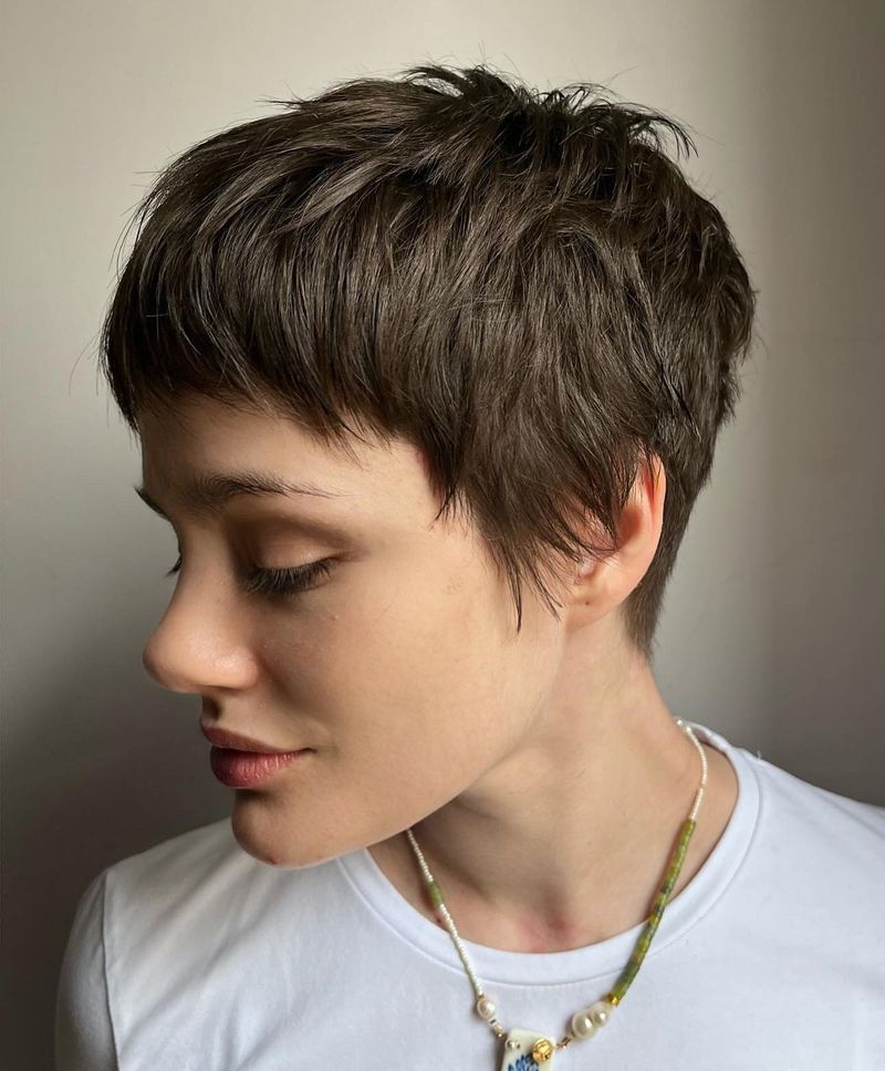 Androgynous Crop with Textured Top