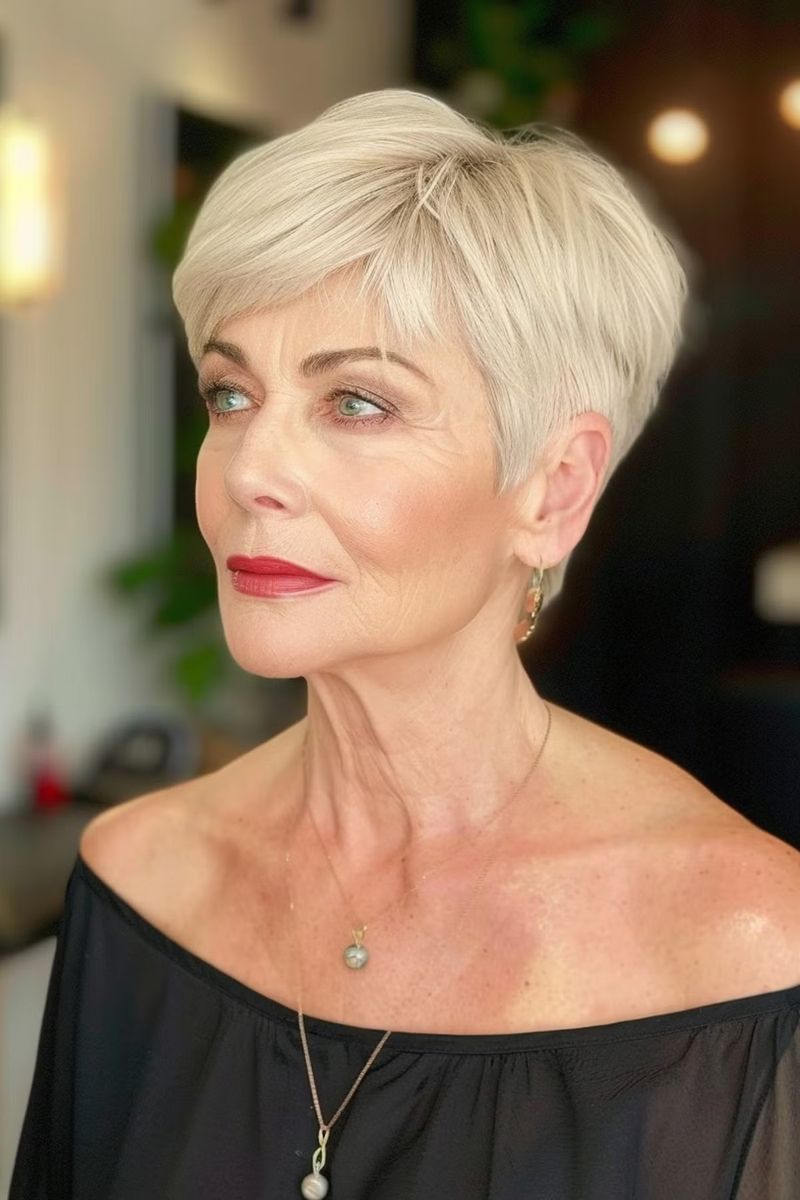 Voluminous Crop with Textured Top