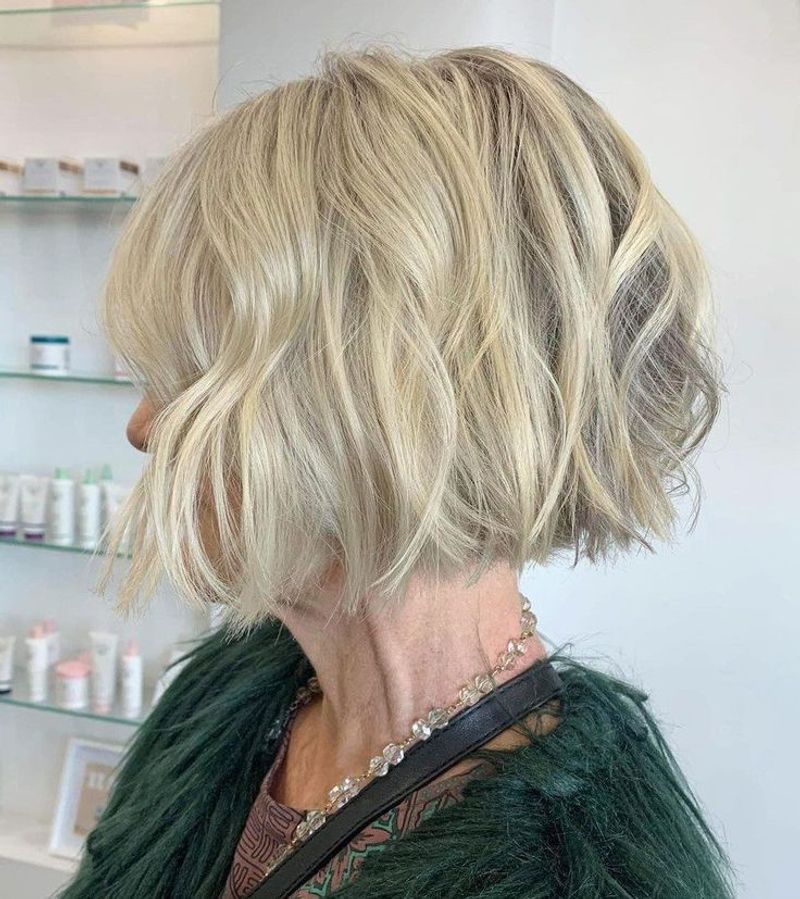 Graduated Bob with Tousled Texture