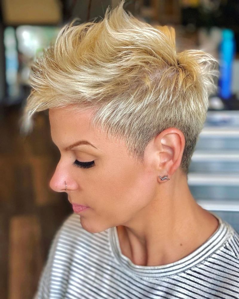 Undercut Tousled Pixie