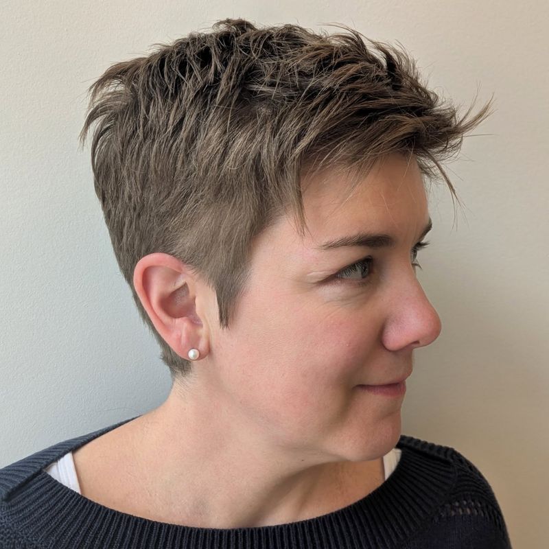 Textured Pixie Cut