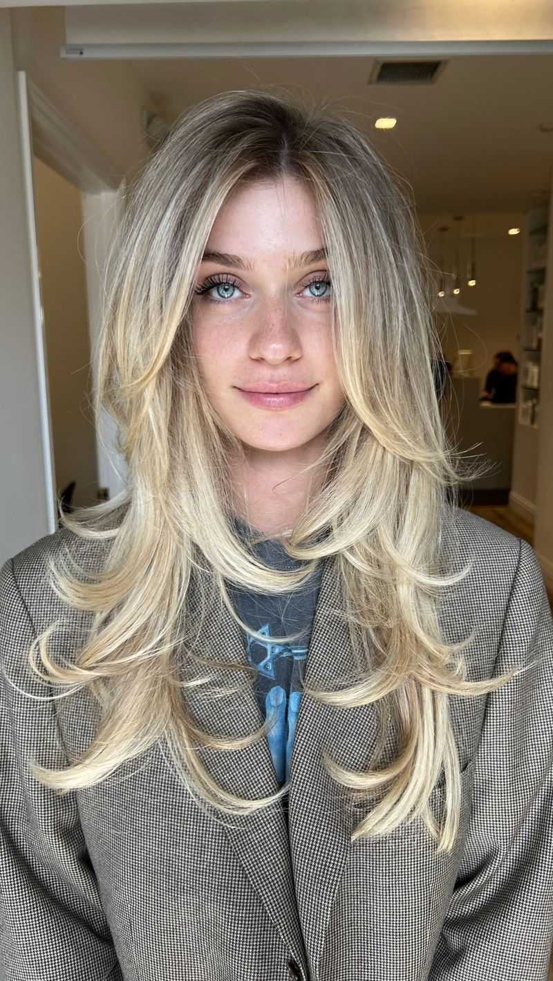 Feathered '70s-Inspired Shag