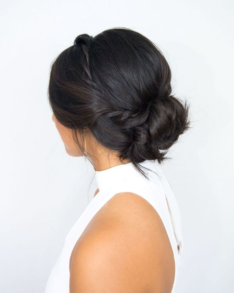 Low Twisted Chignon