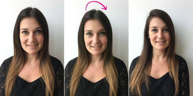 Changing Your Part Retrains Hair Growth