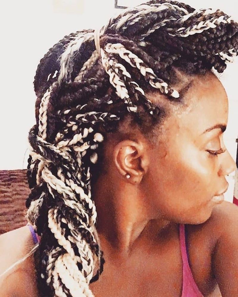 Braided Crown Mohawk