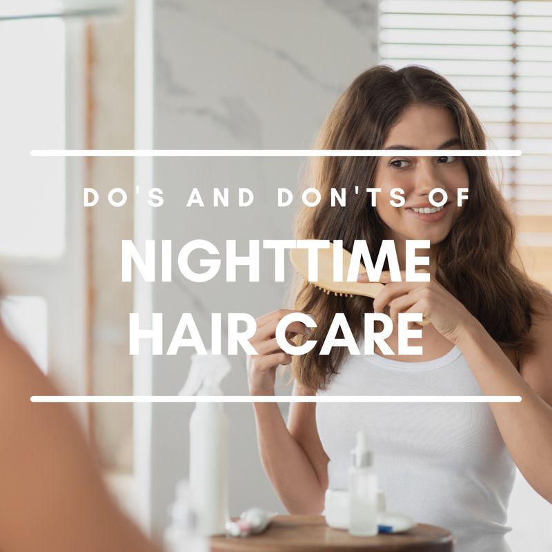 Rinunciare alla cura dei capelli durante la notte