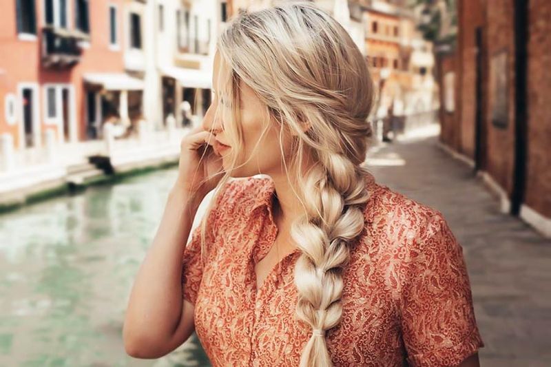 Braided Side Ponytail