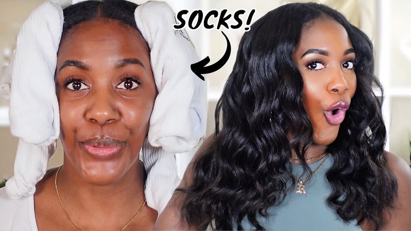 Sock Spiral Curls