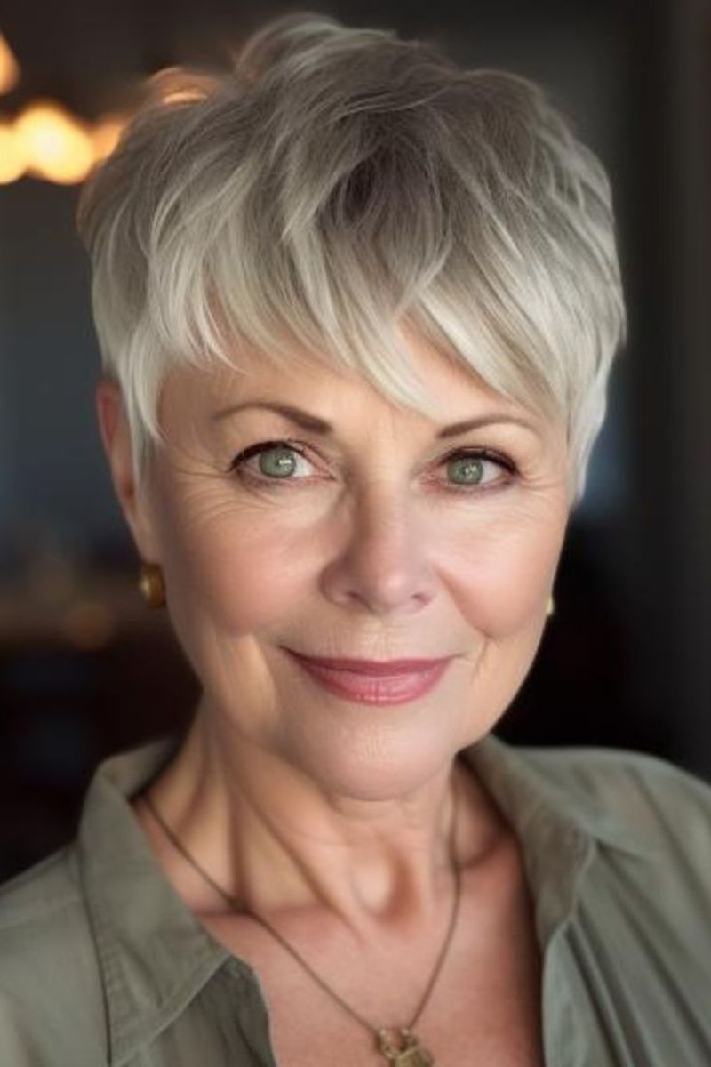 Brushed-Forward Fringe