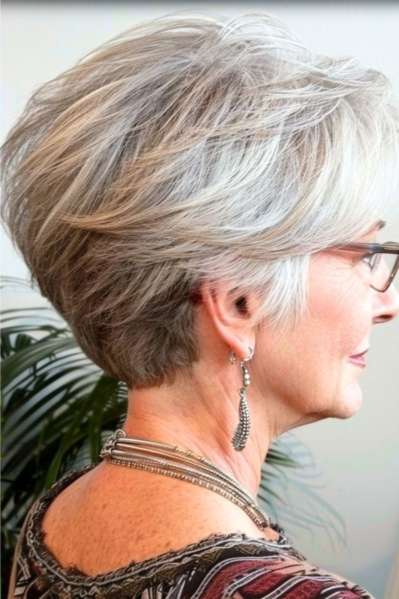 Wedge with Wispy Nape