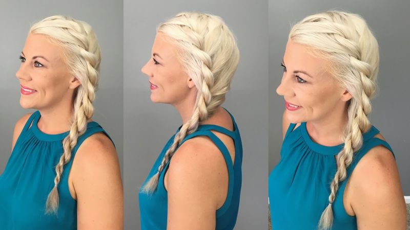 Twisted Rope Side Braid