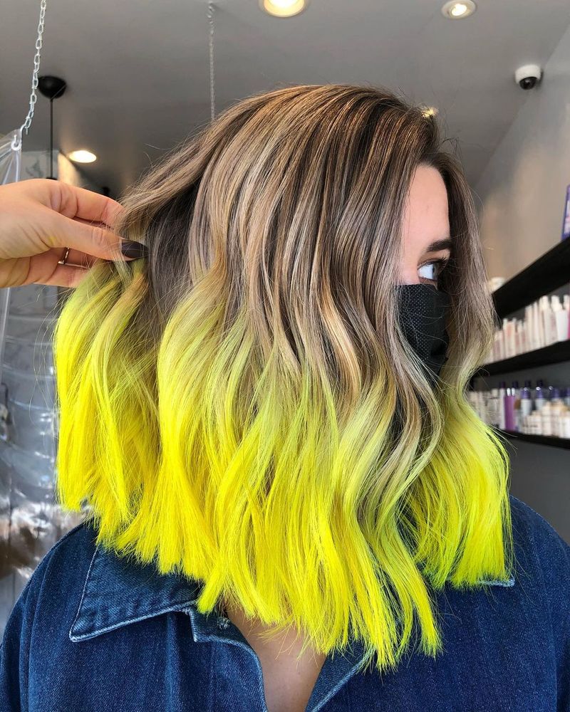 Lemon Yellow Waves