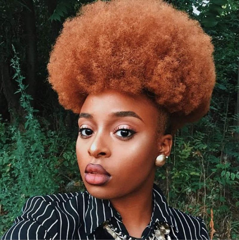 Teeny Weeny Afro With Colored Tips