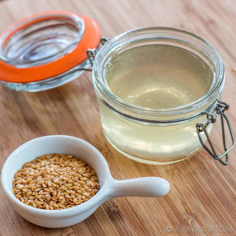 Craft a Flaxseed Hair Gel