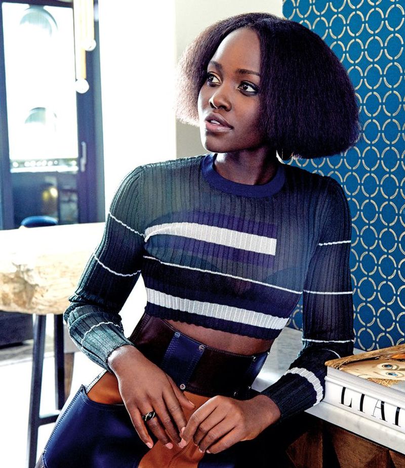 Lupita Nyong'o's Sculpted Natural Bob