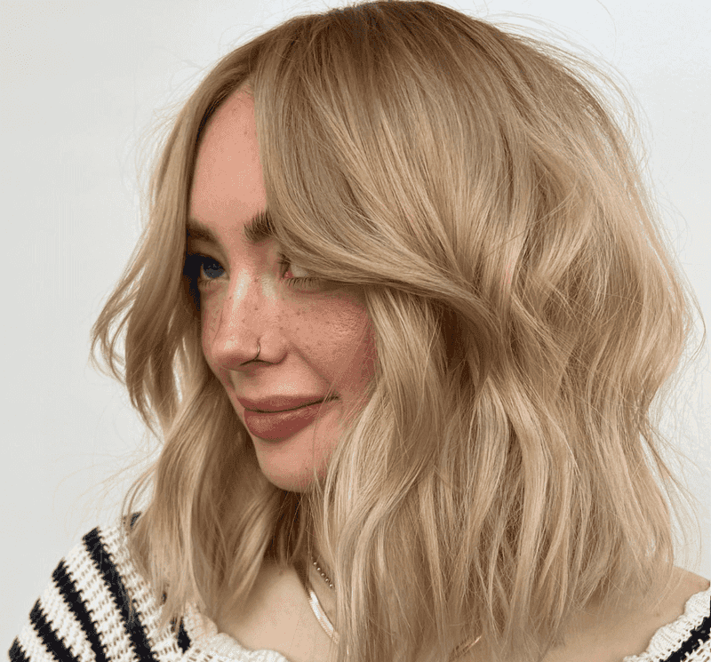 Classic Shoulder-Length Cut with Invisible Layers