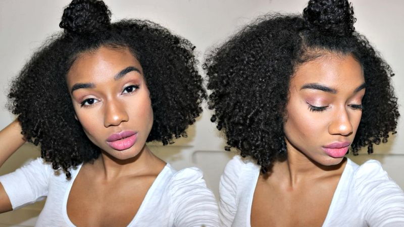 Chignon a metà altezza