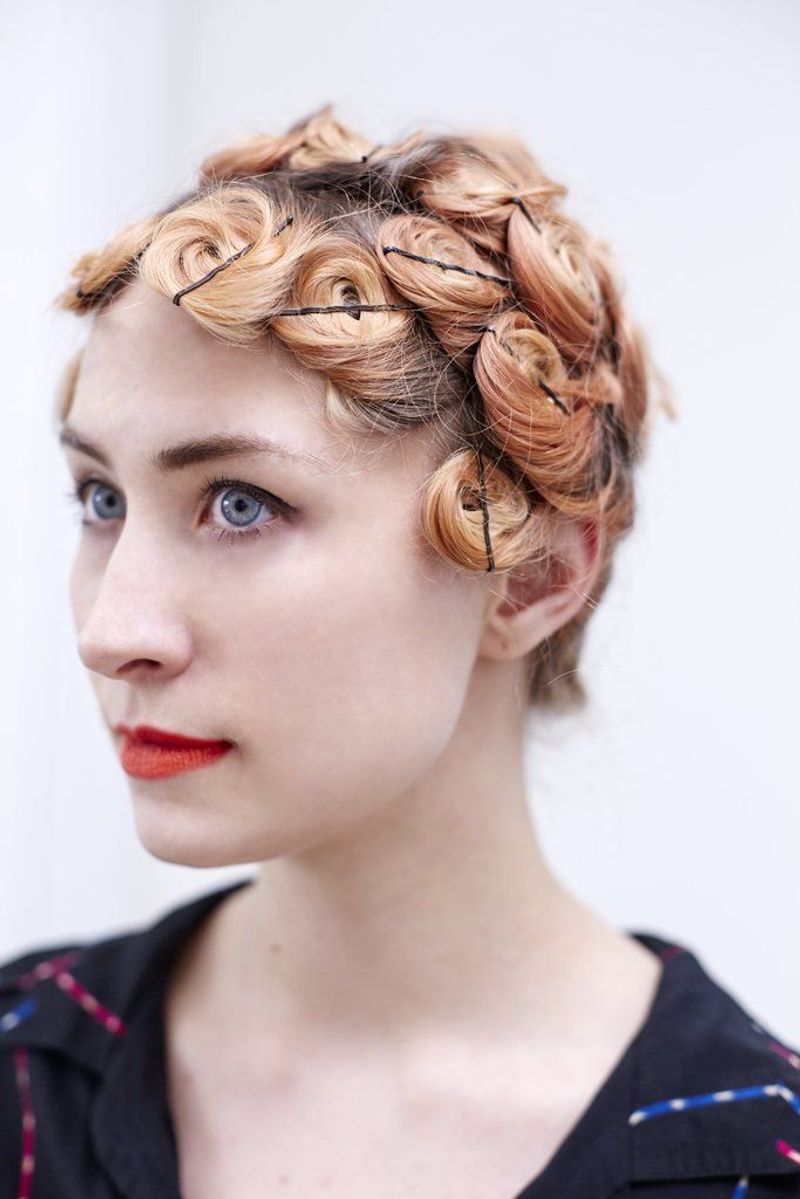 Vintage-Inspired Updo
