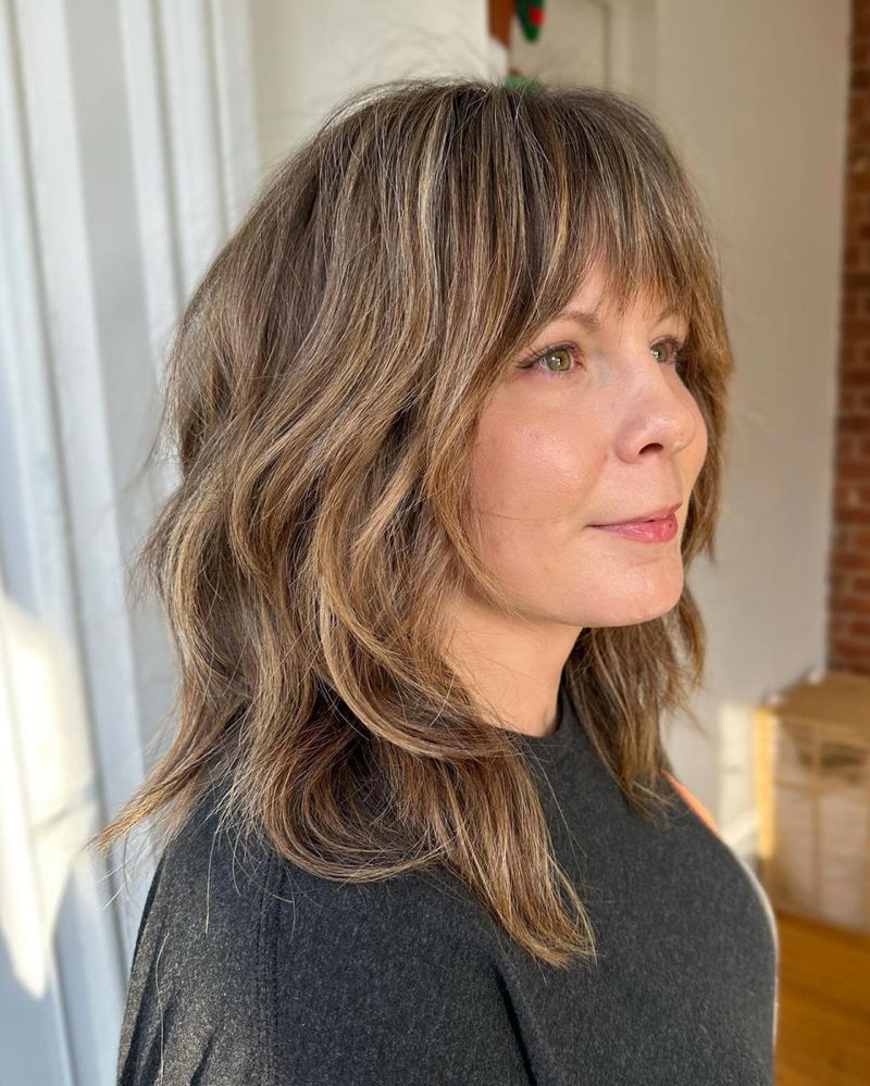 Shaggy Mid-Length Cut