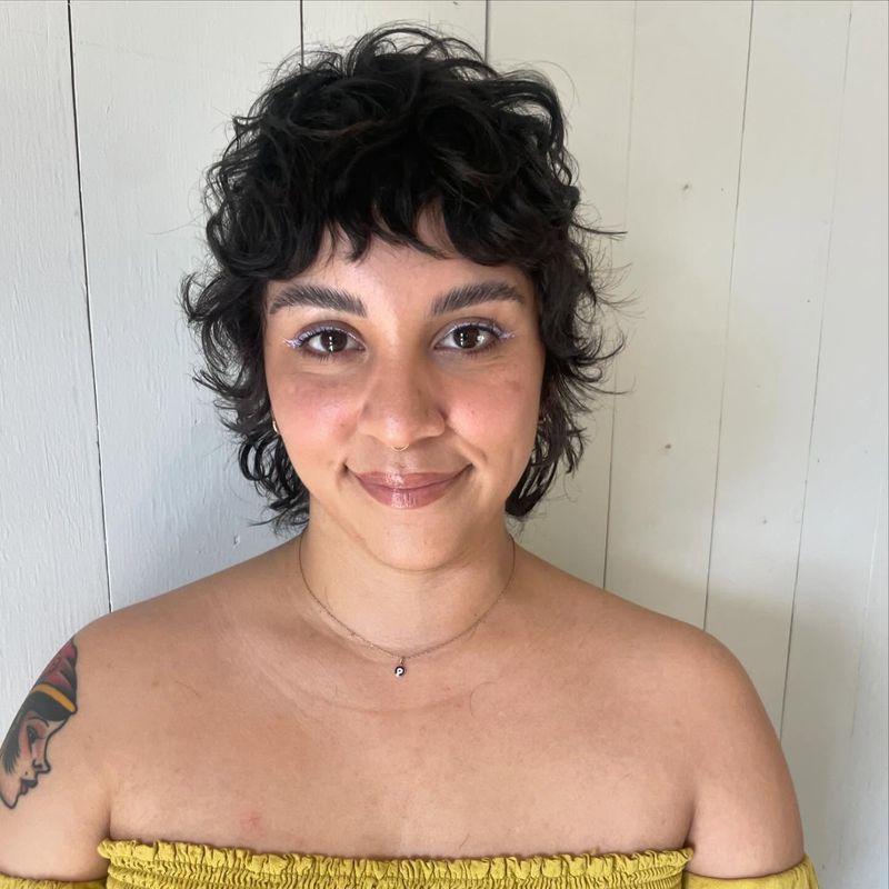 Cropped Curly Delight