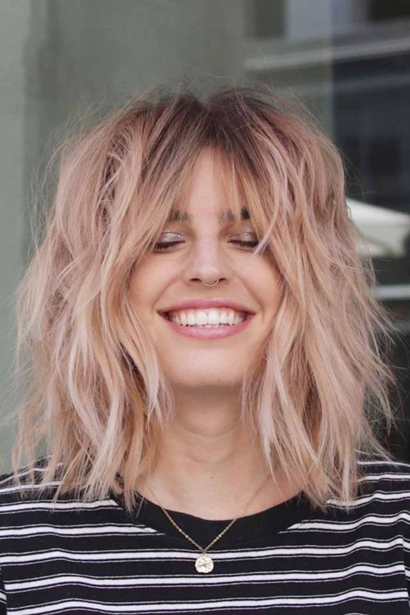 Shaggy Long Bob