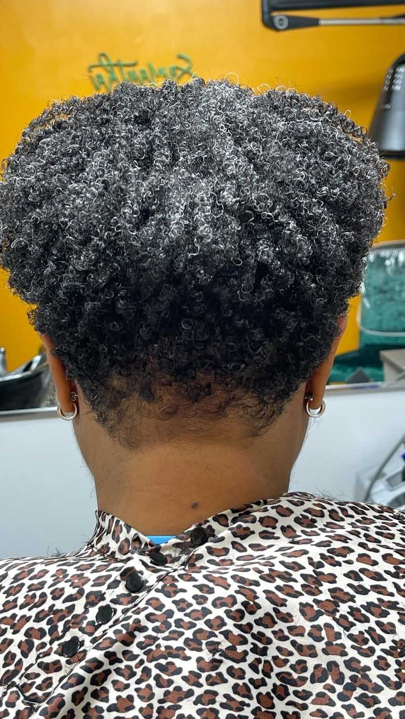 Voluminous Crown with Tapered Nape