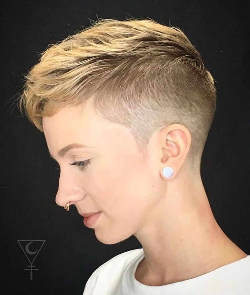 Buzzed Sides Pixie