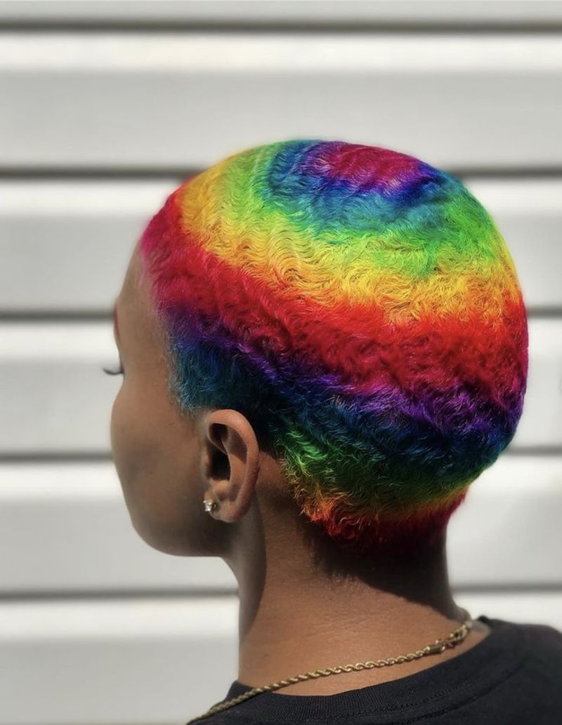 Colored Buzz Cut