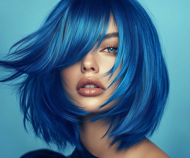 Electric Blue Bob