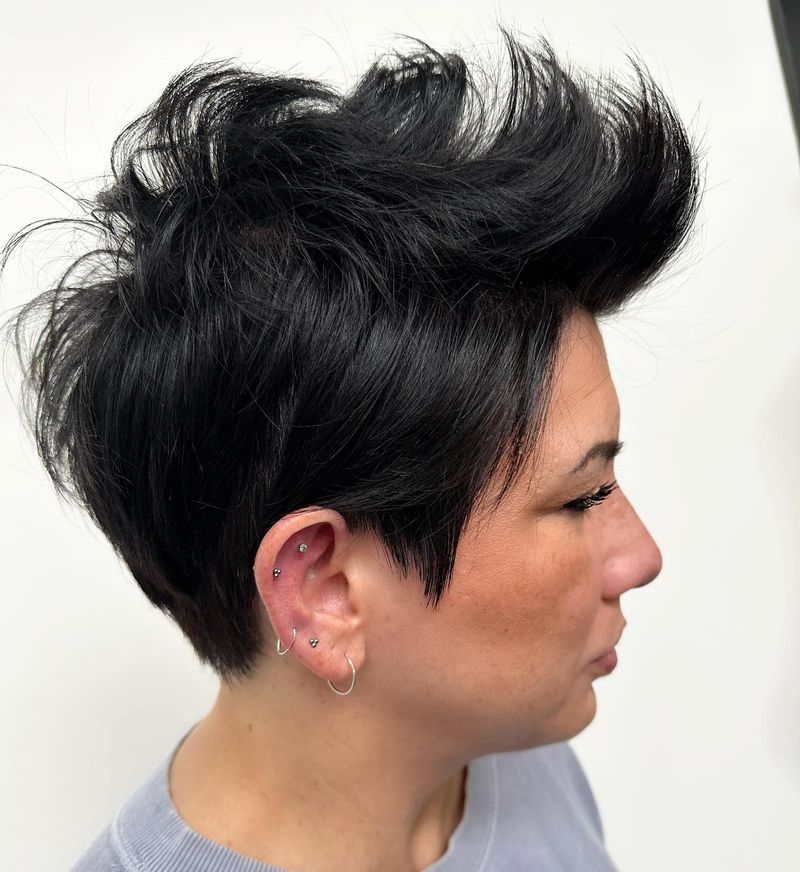 Faux Hawk Styling
