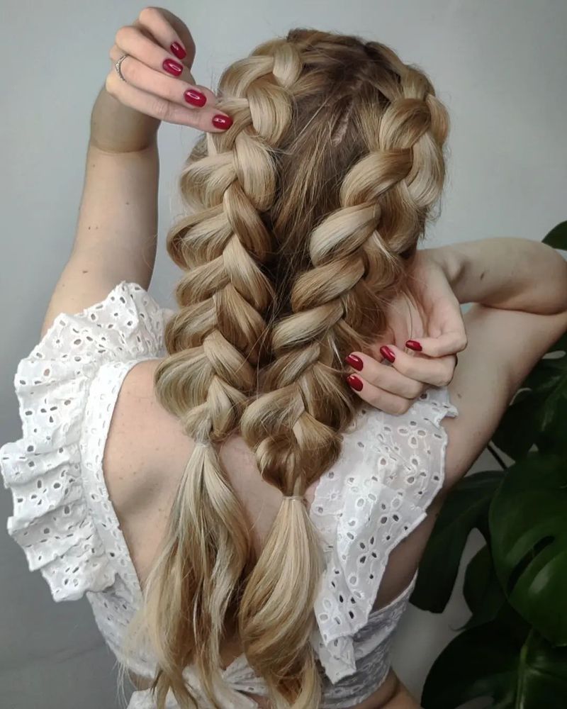 Loose Dutch Braids