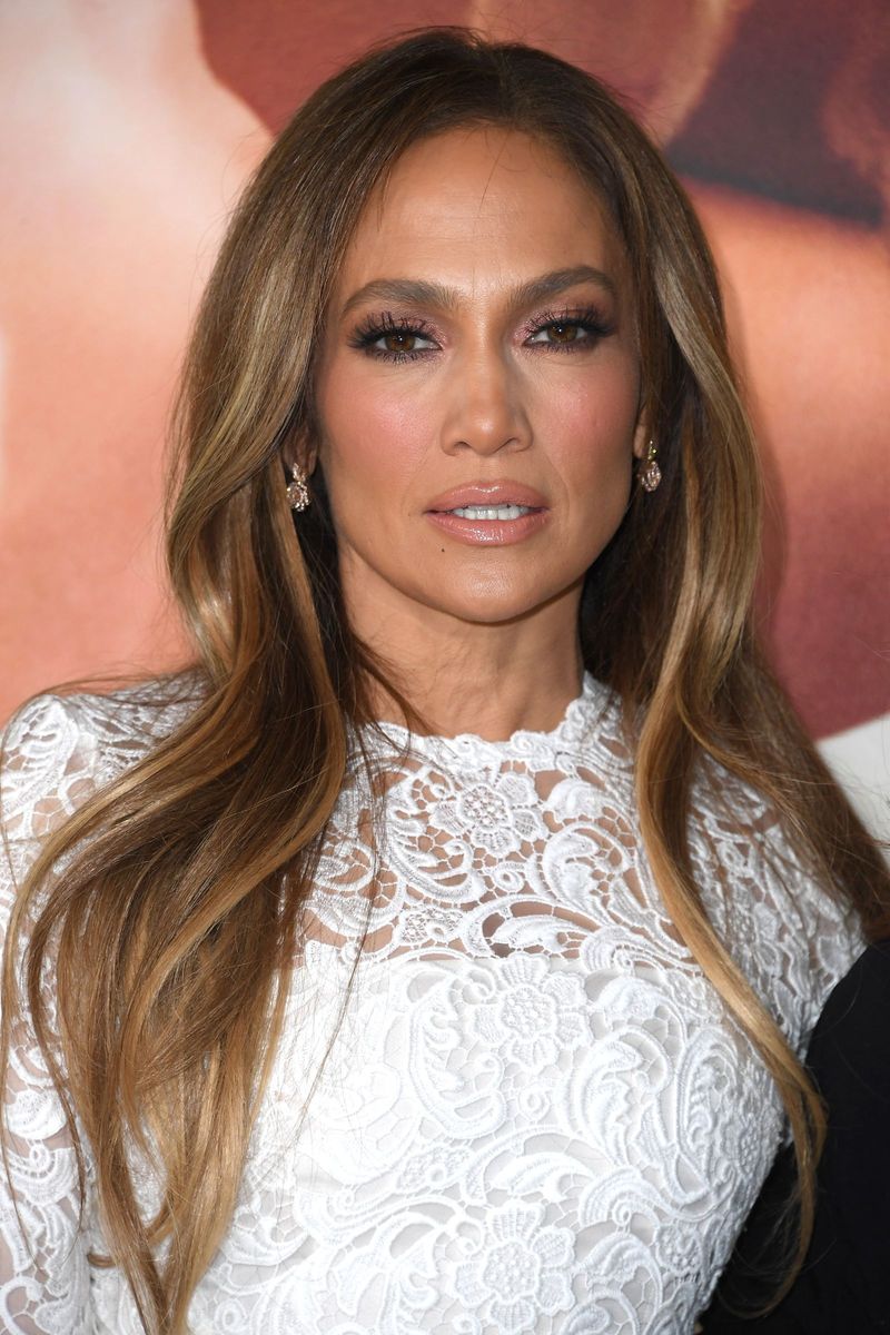 Jennifer Lopez's Caramel Money Piece Highlights
