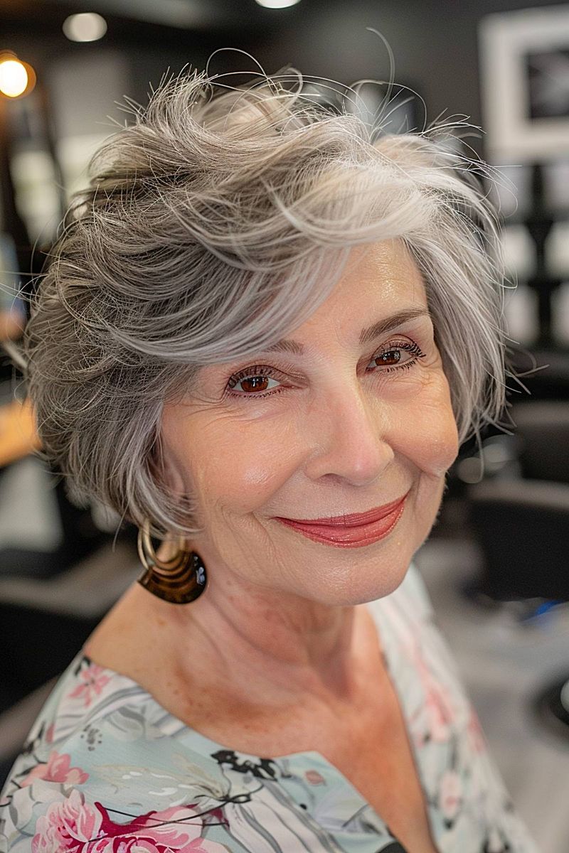 Soft A-Line with Curtain Bangs
