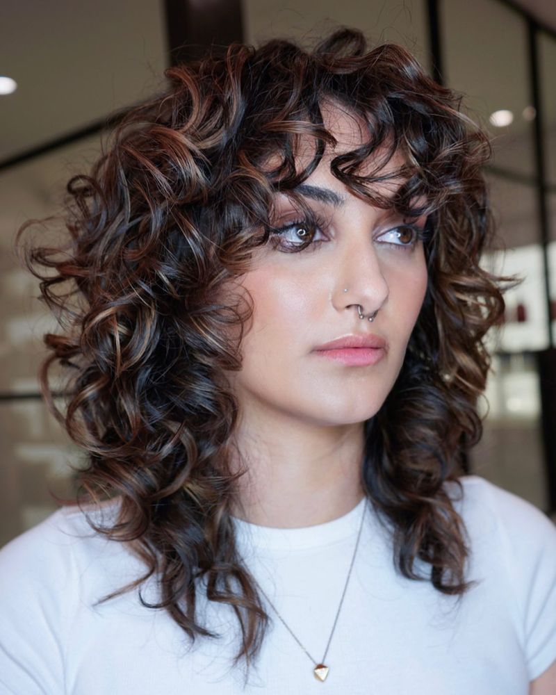 Curly Shag with Layers