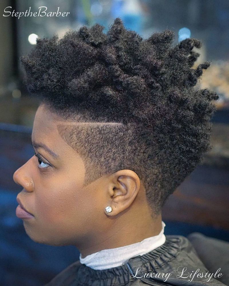 Tapered Natural Curls