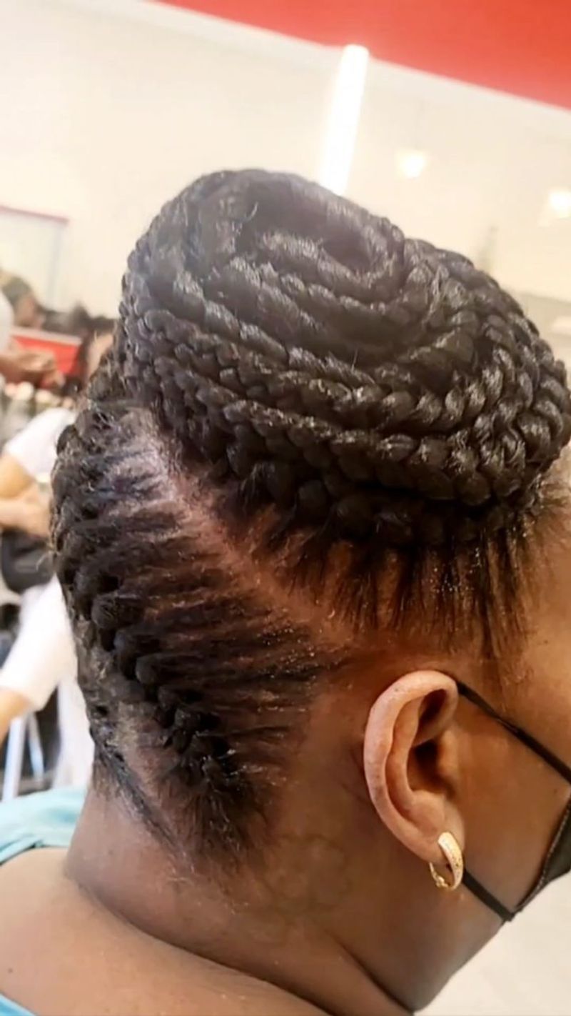 Goddess Braids Updo