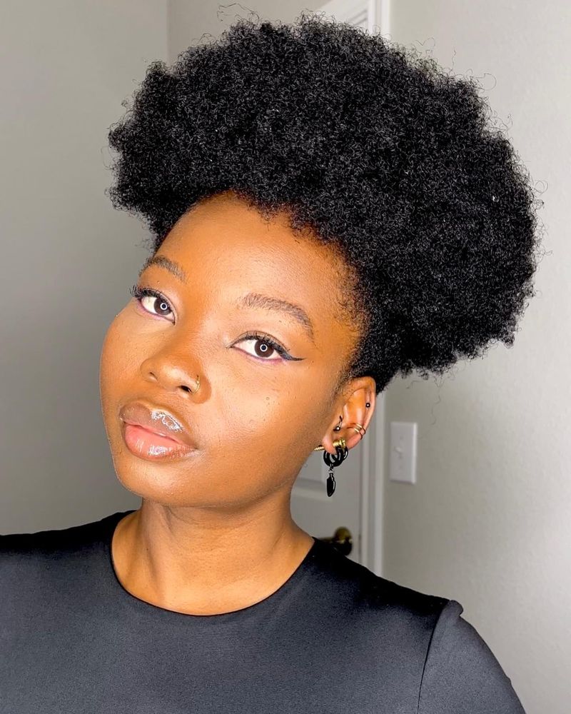 Elegant Afro Puff