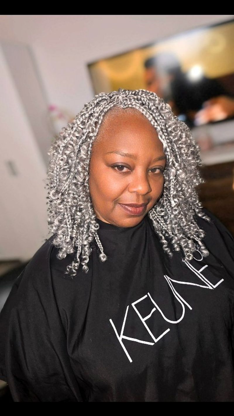 Braided Bob With Tapered Ends