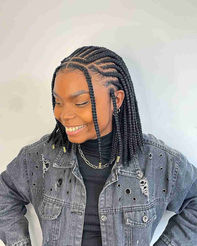 Ghana Braids Bob