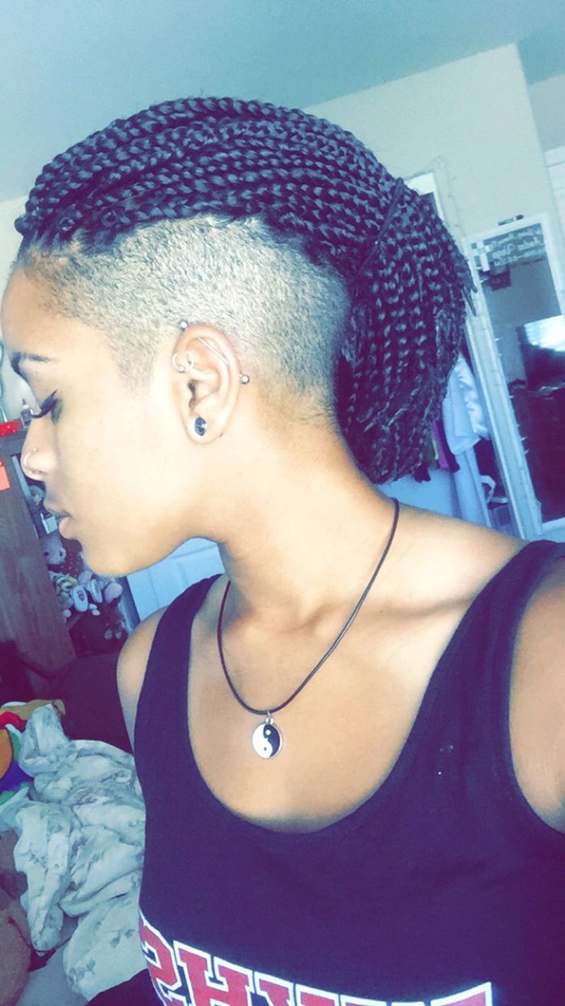 Bob Braids with Undercut