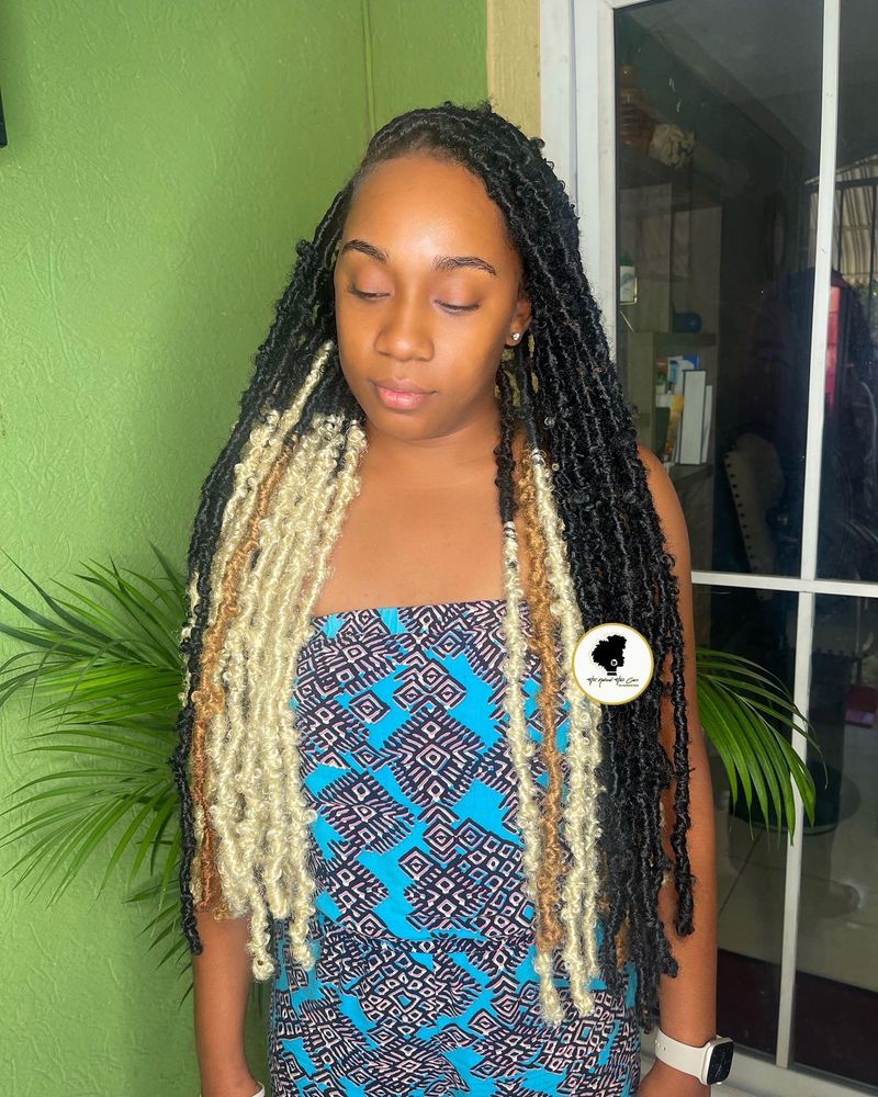 Two-Tone Crochet Faux Locs
